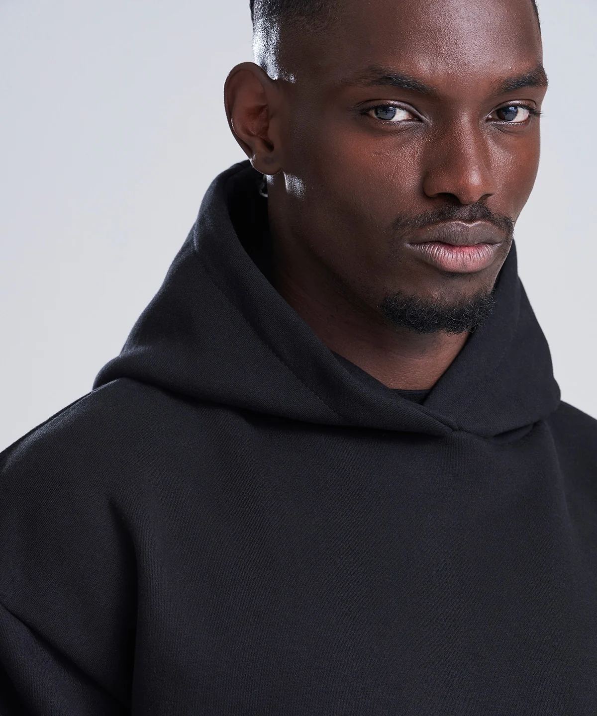 Close-up of the Signature hoodie's hood